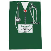 ドクターおめでとう中抱き枕 ミディアムペーパーバッグ (正面)