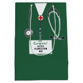 ドクターおめでとう中抱き枕 ミディアムペーパーバッグ (裏面)