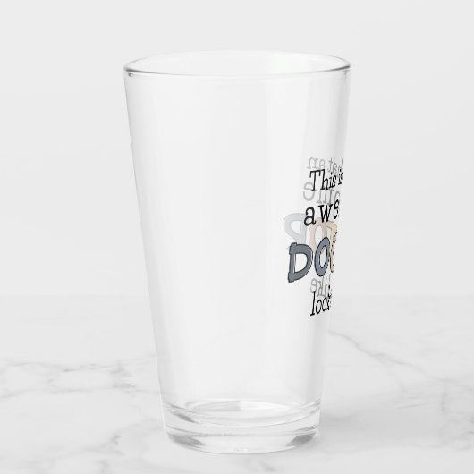 ドクターおもしろいギフト |ドク素晴らしター タンブラーグラス (右)