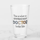 ドクターおもしろいギフト |ドク素晴らしター タンブラーグラス (正面)