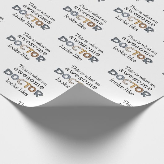 ドクターおもしろいギフト |ドク素晴らしター ラッピングペーパー (角)