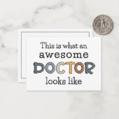 ドクターおもしろいギフト |医素晴らし者の感謝 ノートカード (正面/裏面インサイチュ)