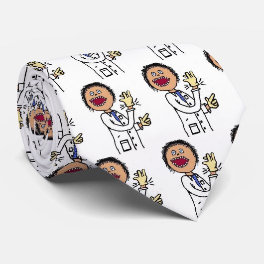 ドクターおもしろいマンガ ネクタイ (ロール)