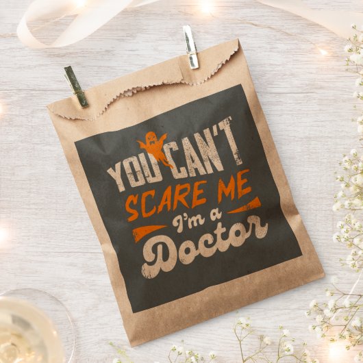 ドクターおもしろい引用文🩺何も私のドクターギフト怖い フェイバーバッグ (クリップ留めされた状態)