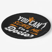 ドクターおもしろい引用文🩺何も私のドクターギフト怖い ペーパープレート (アングル)