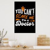 ドクターおもしろい引用文🩺何も私のドクターギフト怖い ポスター (キッチン)