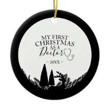ドクターとしての初めてのクリスマス エレガントなシルエット