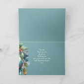 ドクターのクリスマスフクロウ&ホリーベリーリース シーズンカード (内部)