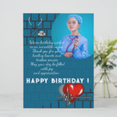 ドクターのスタイリッシュな誕生日 カード (スタンド正面)