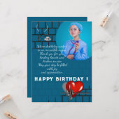 ドクターのスタイリッシュな誕生日 カード (正面/裏面インサイチュ)
