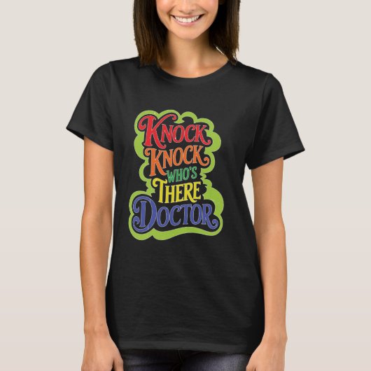 ドクターのノック・ノック Tシャツ (正面)