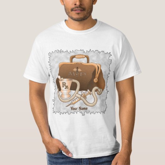 ドクターの医療バッグ Tシャツ (正面)