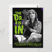 ドクターはここにいます！ ポストカード - ハンナ・エイチソン (正面/裏面)