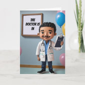 ドクターはドクターおもしろい誕生日 カード (正面)