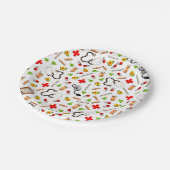 ドクターまたはナースの退職パーティー ペーパープレート (アングル)