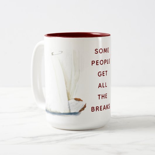 ドクターまたはナースギフト2トーンのコーヒーマグ ツートーンマグカップ (正面左)