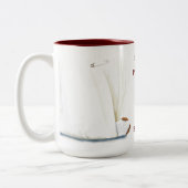 ドクターまたはナースギフト2トーンのコーヒーマグ ツートーンマグカップ (左)