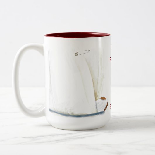 ドクターまたはナースギフト2トーンのコーヒーマグ ツートーンマグカップ (左)