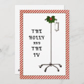 ドクターまたはナースクリスマスカード シーズンカード (正面/裏面)