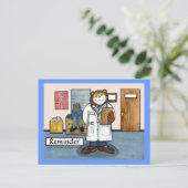 ドクターアポイントメントリマインダーのはがき ポストカード (スタンド正面)