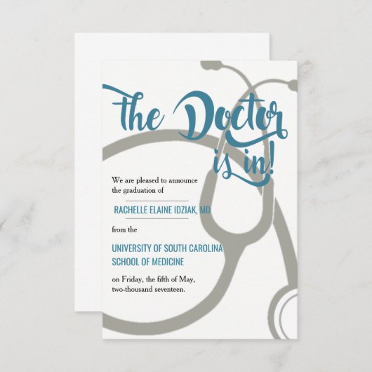 ドクターイン 案内状 (正面/裏面)