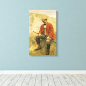 ドクターウィリアム・レイドローポートレートバイコリアー キャンバスプリント (インサイチュ (ウッドフロア))