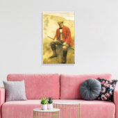 ドクターウィリアム・レイドローポートレートバイコリアー キャンバスプリント (インサイチュ (リビング))