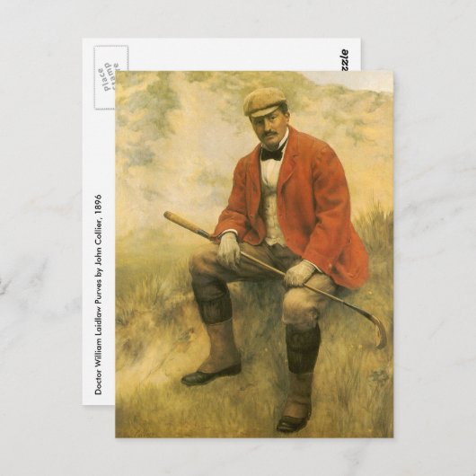 ドクターウィリアム・レイドローポートレートバイコリアー ポストカード (正面/裏面)