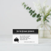 ドクターオフィスアポイントメントの背面 名刺 (スタンド正面)