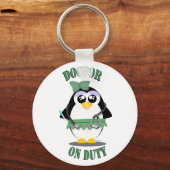 ドクターオンデューティペンギン(女性) キーホルダー (正面)