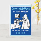 ドクターカードおめでとう カード (黄色い花)