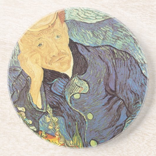ドクターガシェポートレートバイビンセント・ヴァン・ゴッホ コースター (正面)