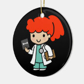 ドクターガールX線撮影 セラミックオーナメント (左)