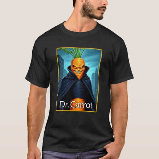 ドクターキャロット悪の天才ベジタリアン Tシャツ (正面)