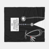 ドクターギフトアイディア フリースブランケット (正面(横))