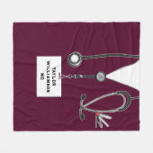 ドクターギフトアイディア フリースブランケット (正面(横))