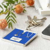 ドクターギフトパーソナライズされたキーチェーン キーホルダー (側面)