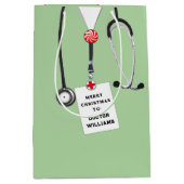 ドクタークリスマスホリデイ ミディアムペーパーバッグ (正面)