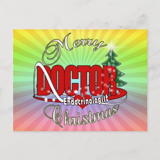 ドクタークリスマス内分泌学者 シーズンポストカード (正面)