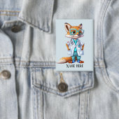 ドクタークールベアの名前の追加 缶バッジ (インサイチュ)