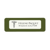 ドクターグリーンキュートパーソナル住所 シール (正面)