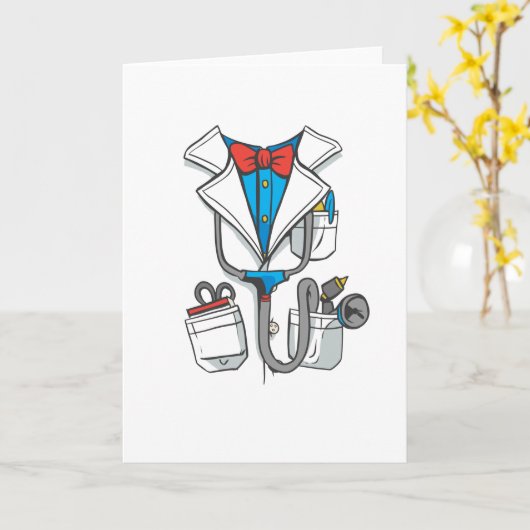 ドクターコート カード (黄色い花)