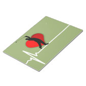 ドクターゴルフ心電図 ノートパッド (アングル)