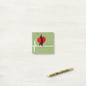 ドクターゴルフekgラインハート医用テーマのゴルフ ポストイット