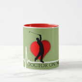 ドクターゴルフekgライン医療ヘルスケアスポーツ マグカップ (中央)