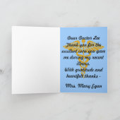 ドクターサンキューカード サンキューカード (内部)