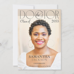 ドクターシック写真雑誌Doctorial Graduation 招待状
