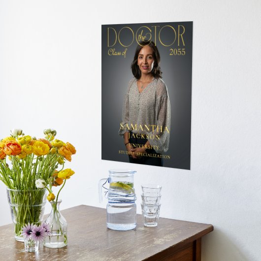ドクターシック博士の卒業写真誌 箔ポスター (レイダウン (キッチン))
