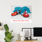 ドクターシューズをピエロ ポスター (ホームオフィス)
