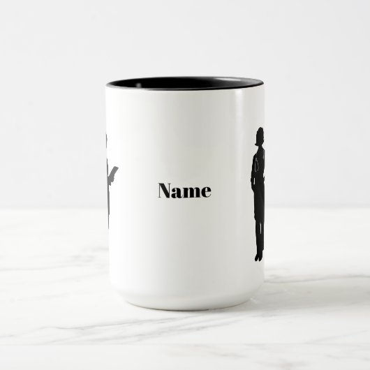 ドクターシルエットマグ マグカップ (中央)